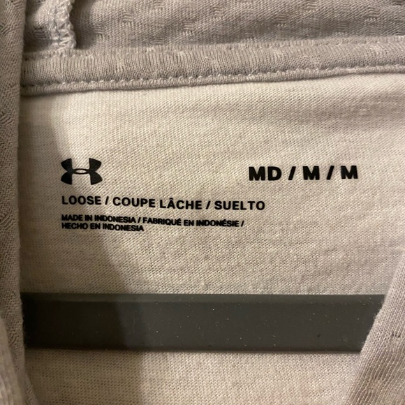 Womens Under Armour Loose Fit‎ Cropped Western Illinois University Hoodie Medium - Picture 3 of 4